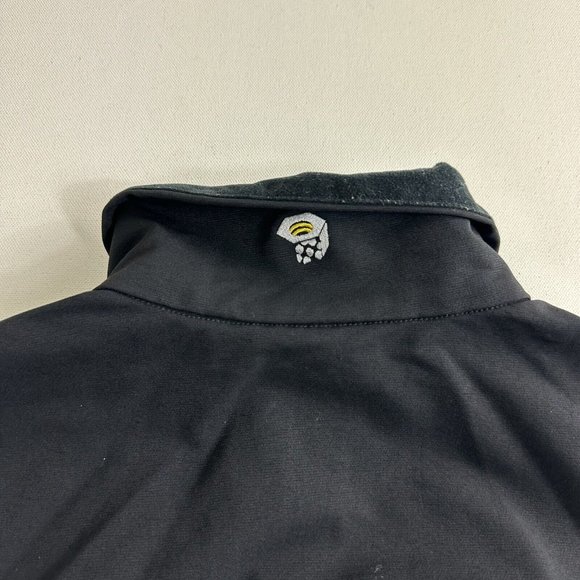 MOUNTAIN HARDWARE Black Soft Shell Jacket‎ Women's Size Small Fleeced Lined - Picture 6 of 10